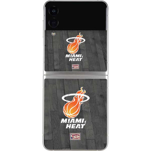 NBA Miami Heat Hardwood Classics Galaxy Z Flip4 5G Skin